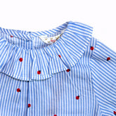 Red Tag Printed Top with Long Sleeves (12-18) Months